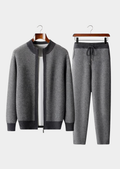 PURE EXTRA-FINE MERINO WOOL PATTERNED SET