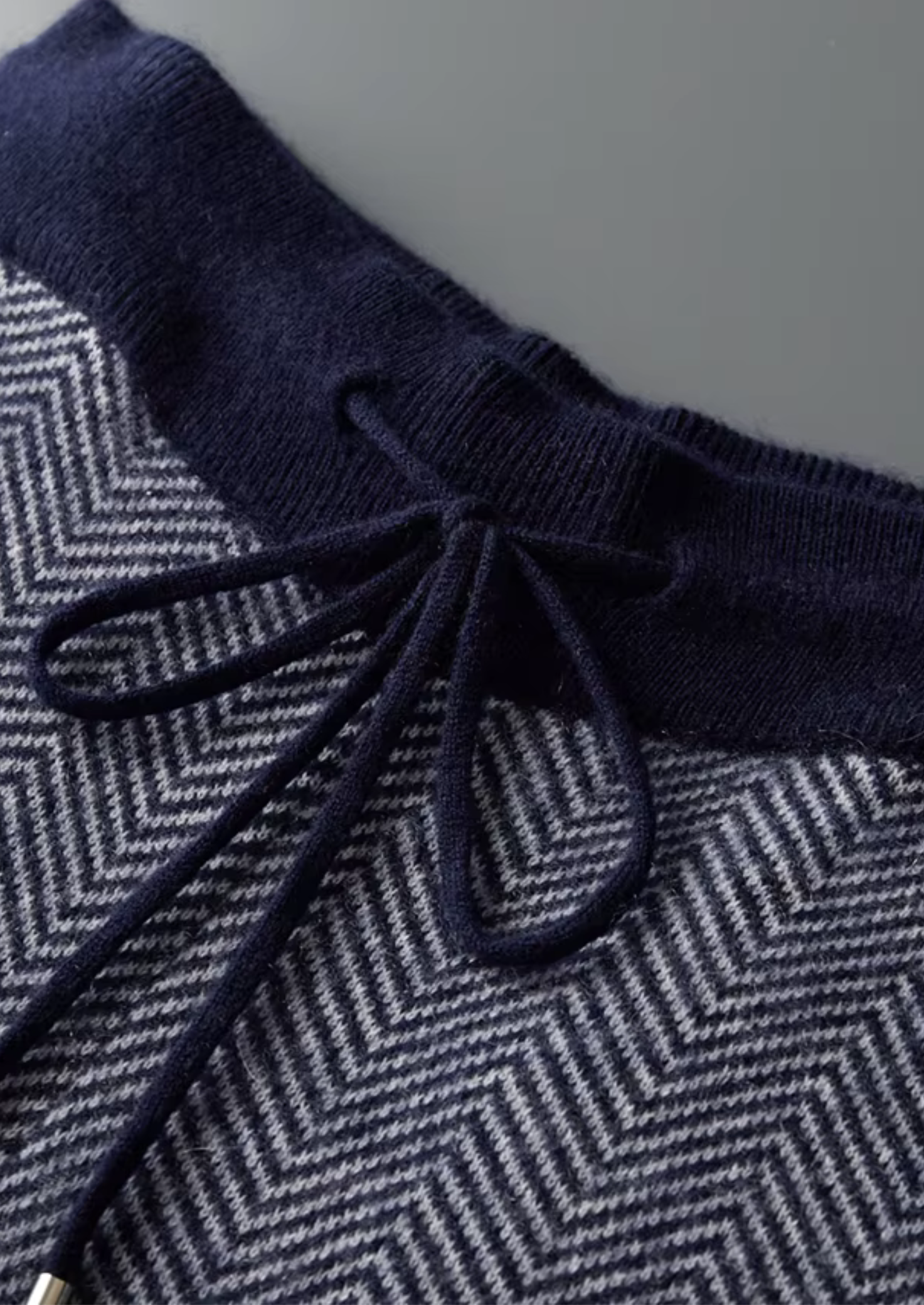 PURE EXTRA-FINE MERINO WOOL PATTERNED SET